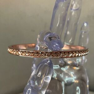 Coach Rose Gold Rhinestones Bracelet